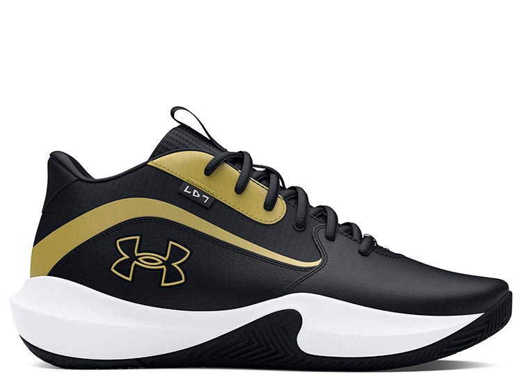 ZAPATILLAS CUERO HOMBRE UNDER ARMOUR BÁSQUETBOL NEGRO LOCKDOWN 7 - 1
