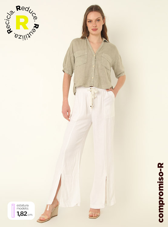 Pantalon Bébé Cacharel 100% Lin - Taille 18 Mois - Neuf Avec étiquette - Fabriqué En Italie