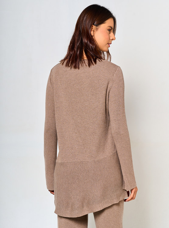SWEATER MUJER CACHAREL CUELLO REDONDO CON LANA - 2