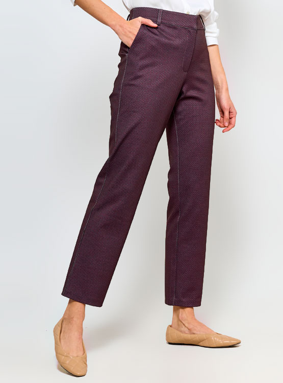 PANTALÓN MUJER CACHAREL RECTO FORMAL - 2