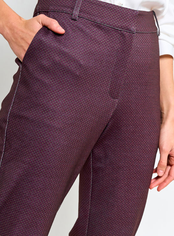 PANTALÓN MUJER CACHAREL RECTO FORMAL - 4