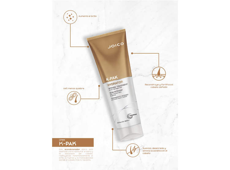 TRATAMIENTO JOICO HIDRATANTE INTENSIVO KPAK 250 ML - 2