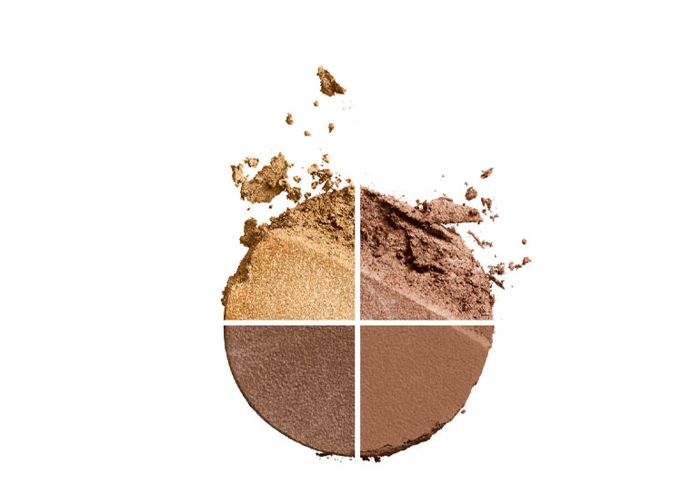 PALETA DE SOMBRAS CLARINS QUATUOR PALETTE N 04 - BROWN SUGAR GRADATION - 2