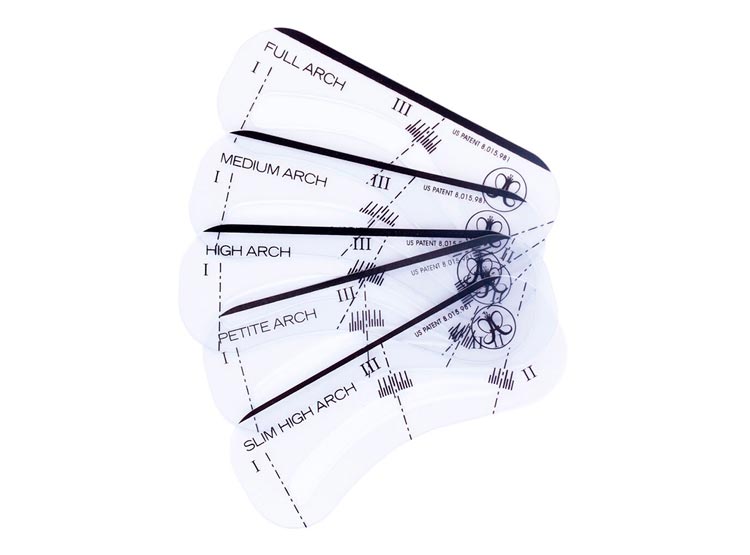 PLANTILLA PARA CEJAS ANASTASIA BEVERLY HILLS STENCILS - 3