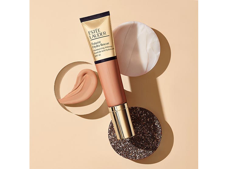 BASE DE MAQUILLAJE ESTÉE LAUDER LIQUIDA FUTURIST HYDRA RESCUE TONO 4N1 SHELL BEIGE SPF 45 33 ML - 4