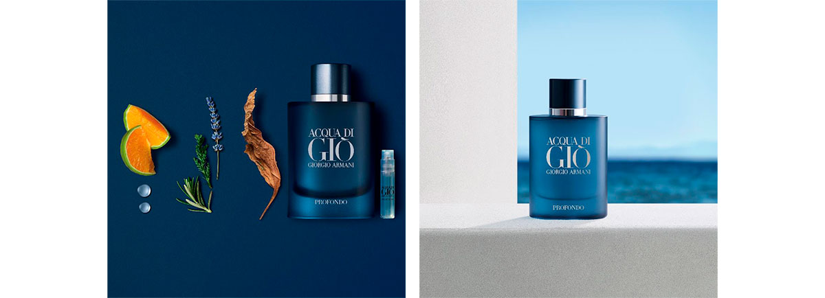 Set Giorgio Armani Acqua Di Gio Profondo 100 ml + 15 ml + Gel de baño 75 ml