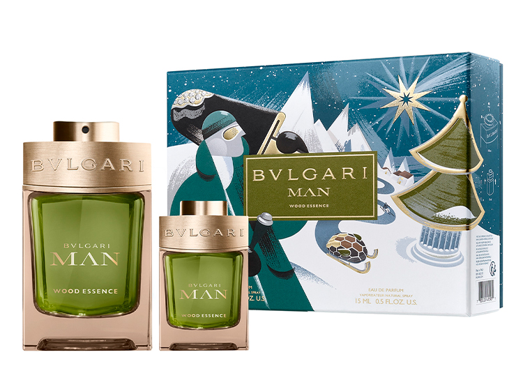 SET PERFUME BVLGARI MAN WOOD ESSENCE HOMBRE EDP 100 ML+ 15 ML