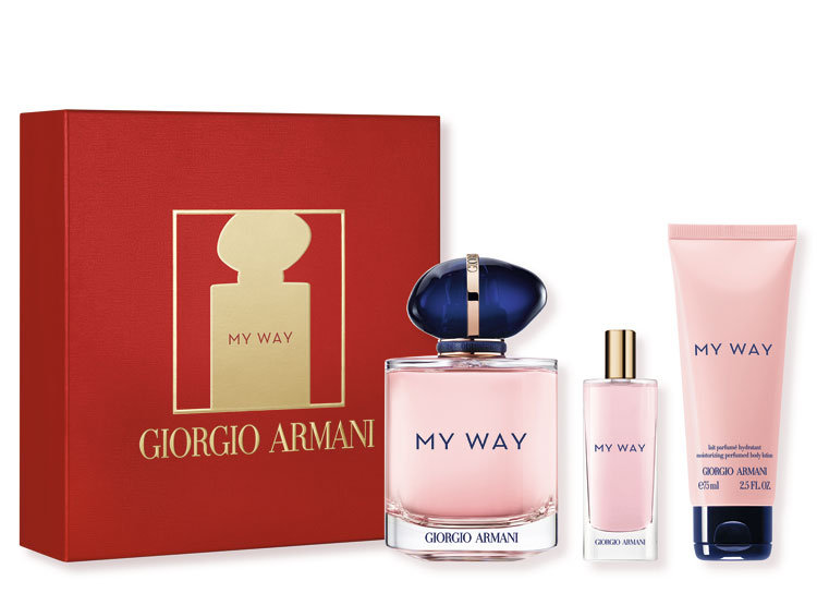 SET PERFUME GIORGIO ARMANI SET MY WAY MUJER EDP 90 ML+ 15 ML+