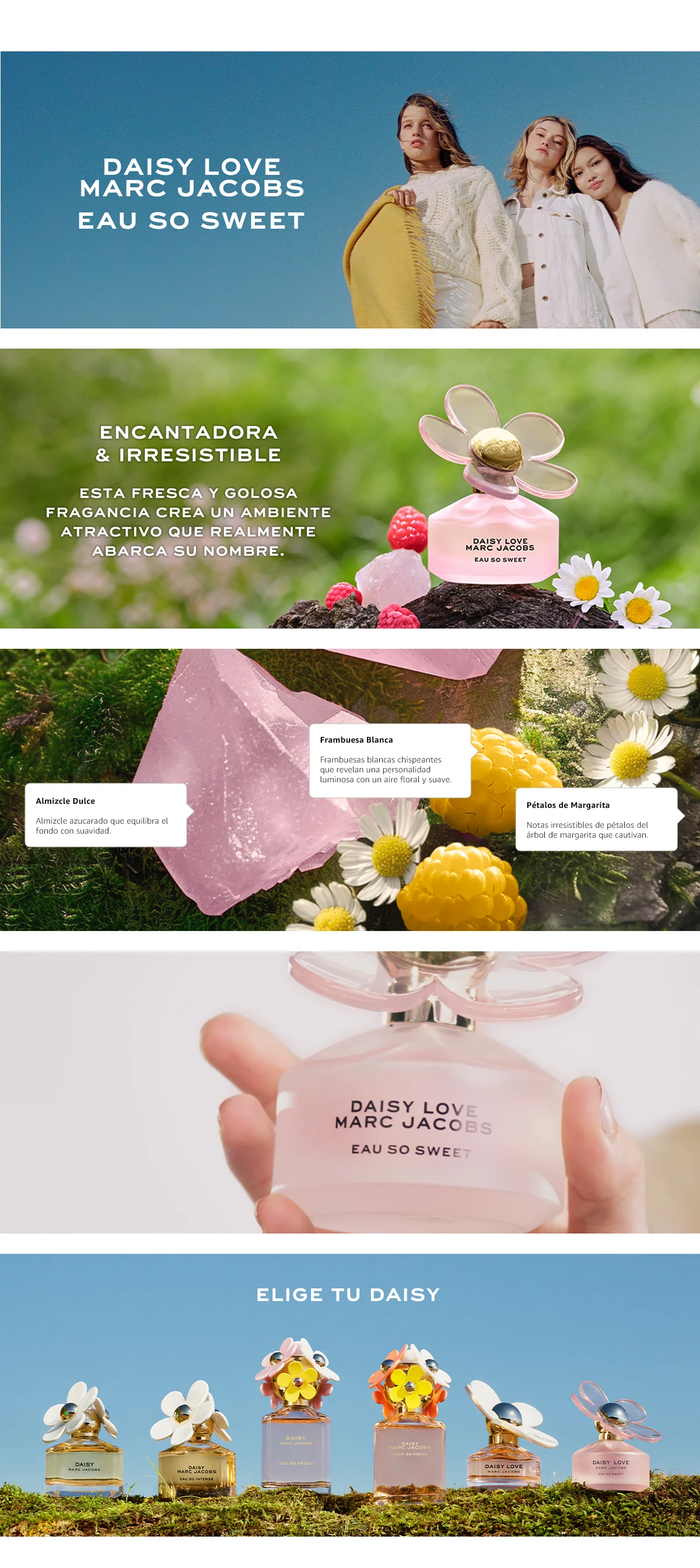 PERFUME MARC JACOBS DAISY LOVE EAU SO SWEET MUJER EDT 100ML
