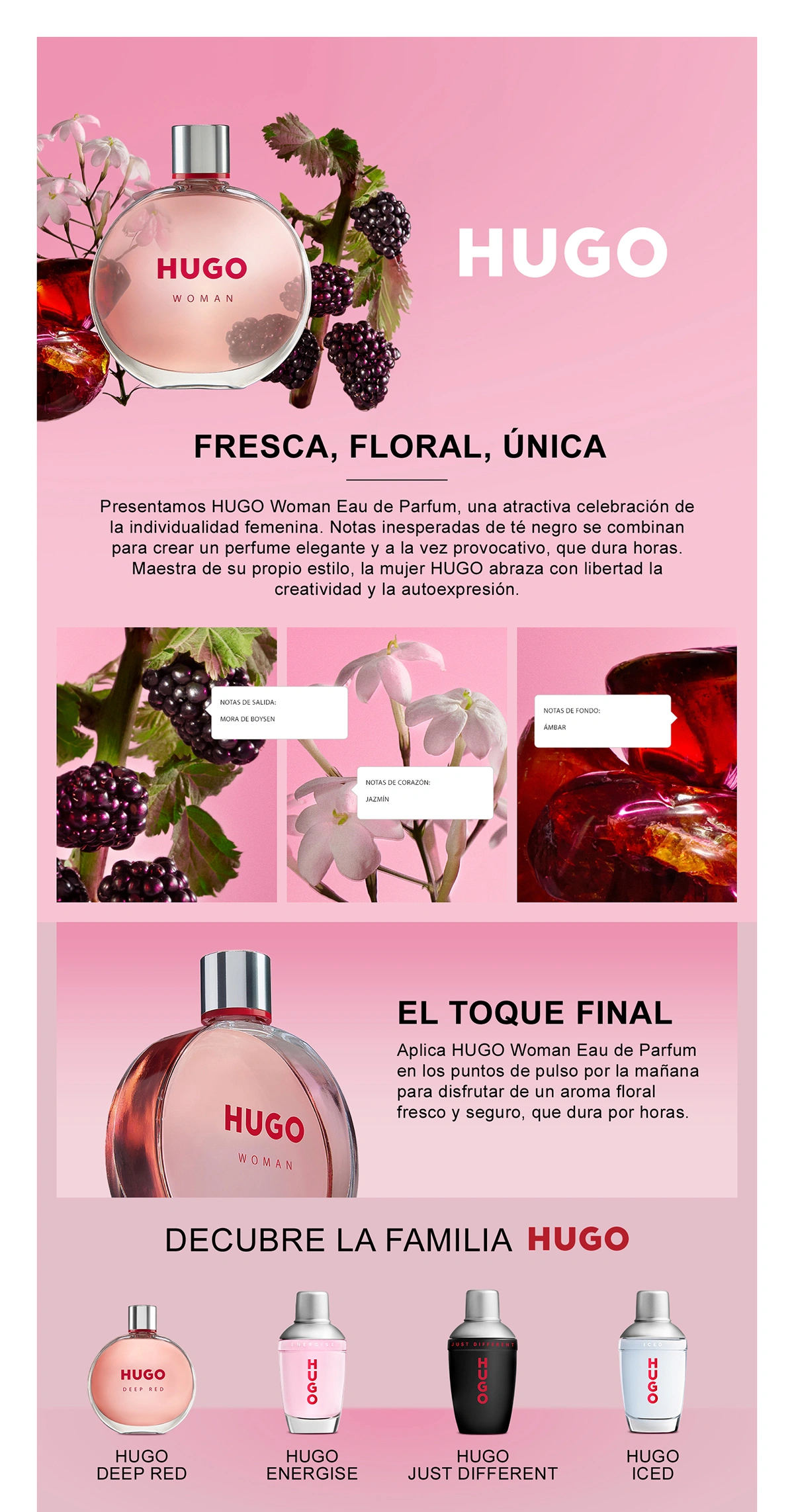 HUGO BOSS HUGO WOMAN EDP 50 ML