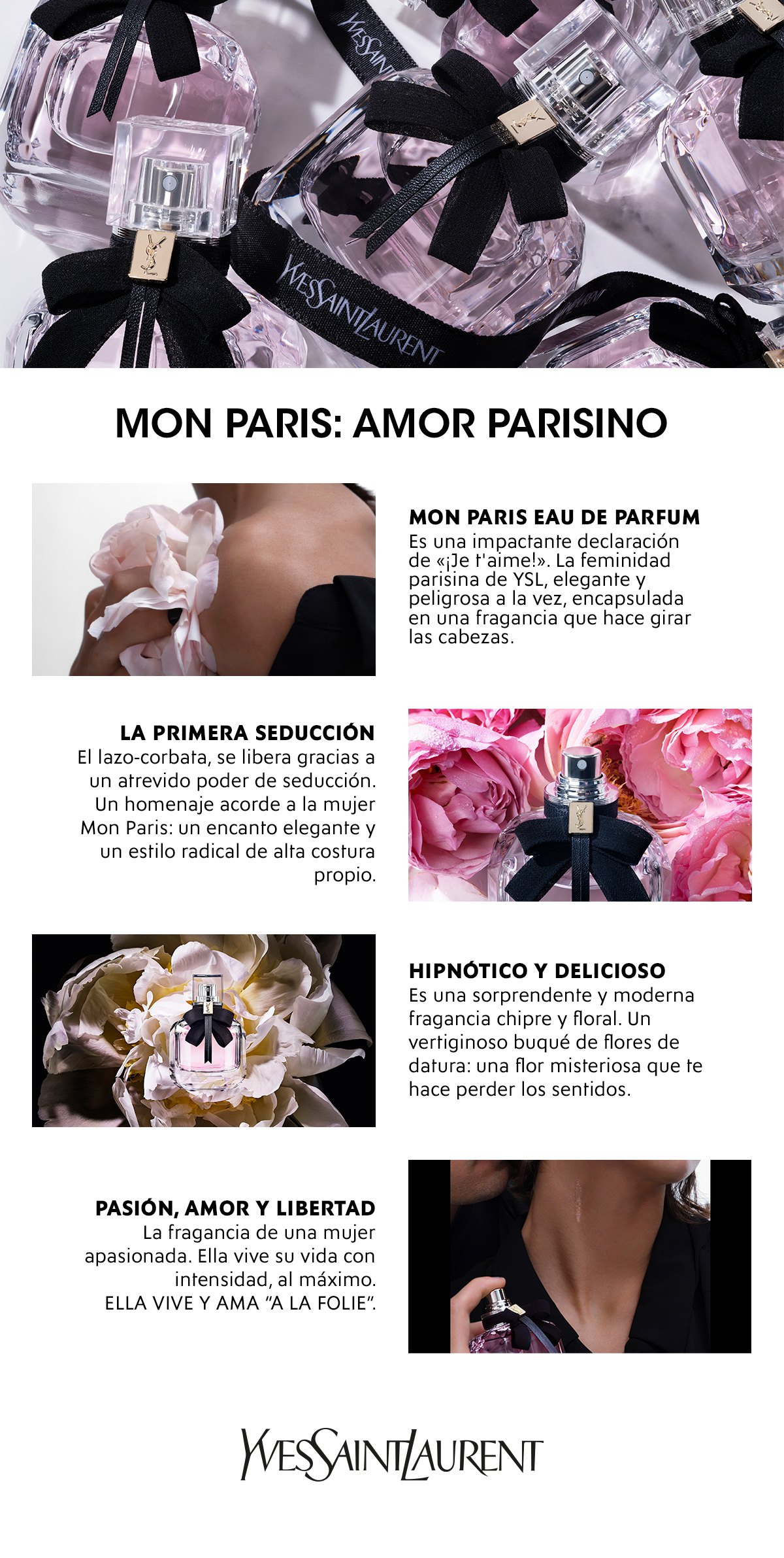 PERFUME YVES SAINT LAURENT MON PARIS MUJER EDP 150ML