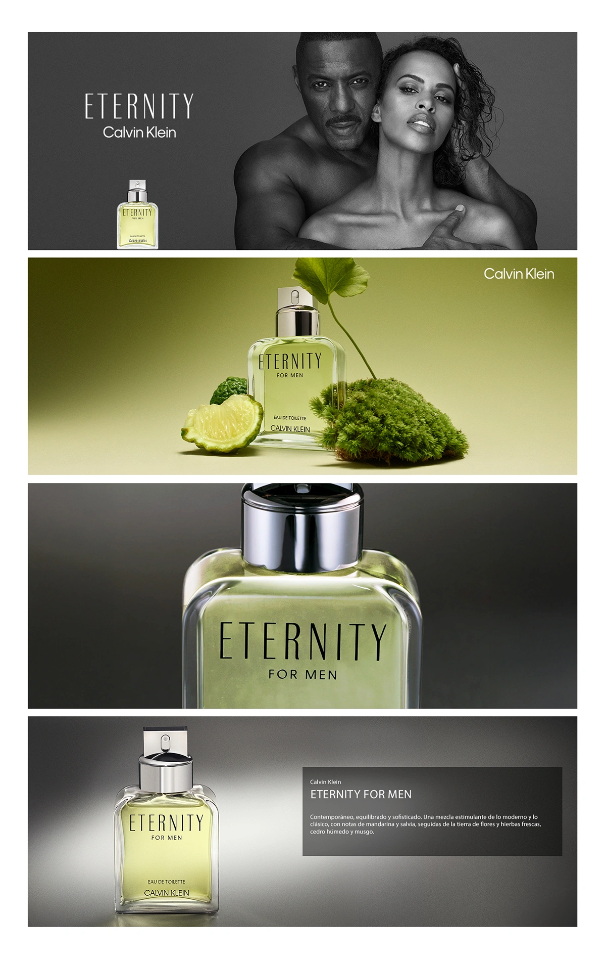 PERFUME CALVIN KLEIN ETERNITY EAU DE TOILETTE PARA HOMBRE 50 ML