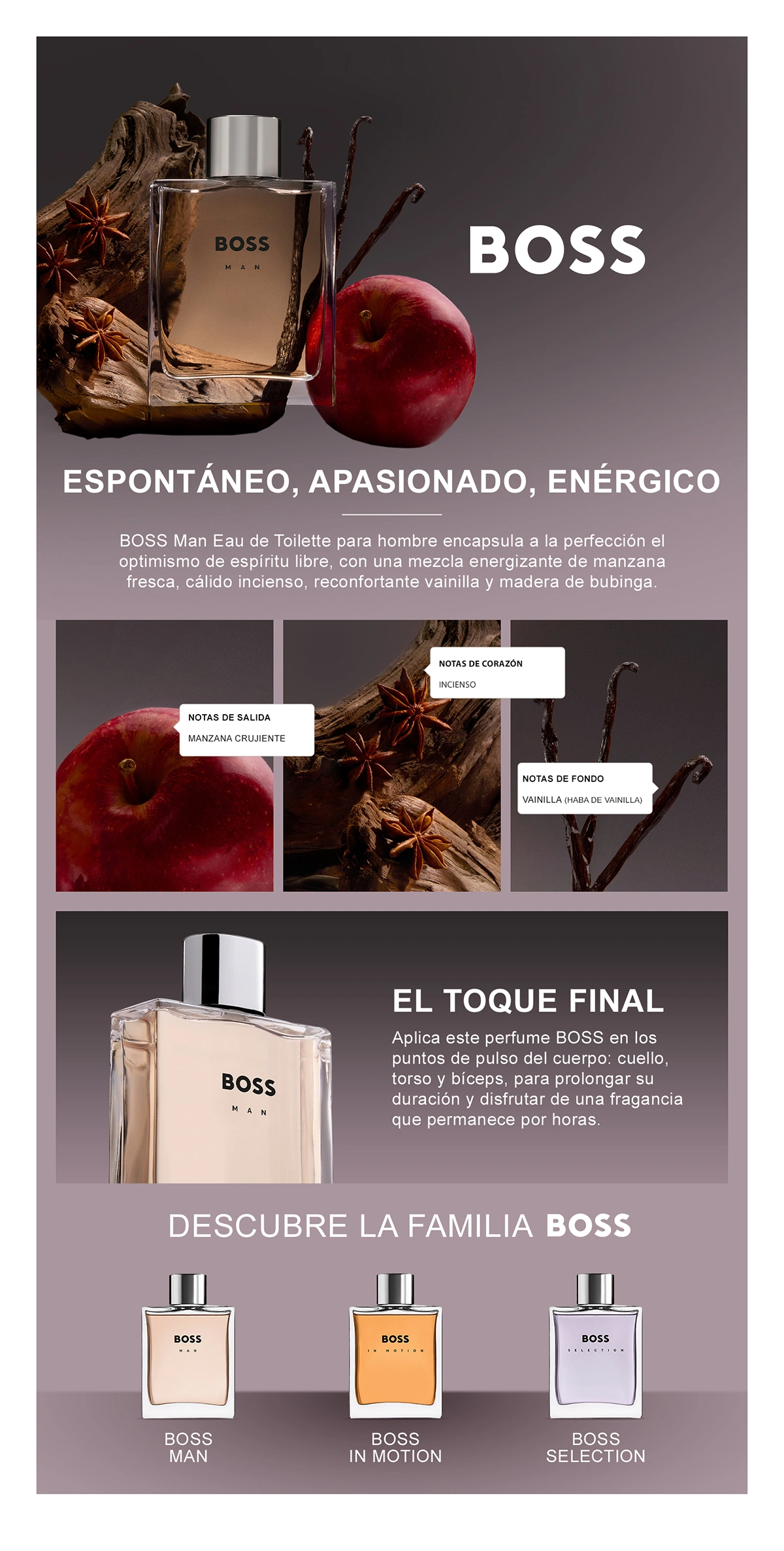 PERFUME BOSS ORANGE EAU DE TOILETTE PARA HOMBRE 100 ML