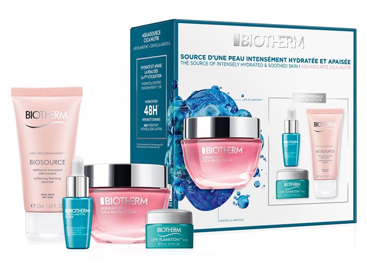 BIOTHERM - SET HIDRATANTE BIOTHERM ACQUASOURCE CICA NUTRI CREAM 50