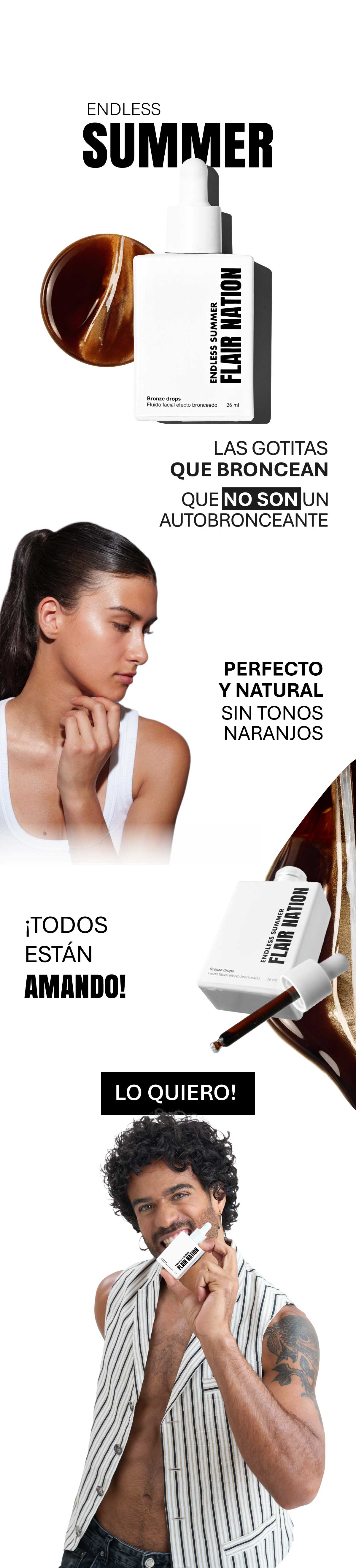 GOTAS BRONCEADORAS FLAIR NATION ENDLESS SUMMER