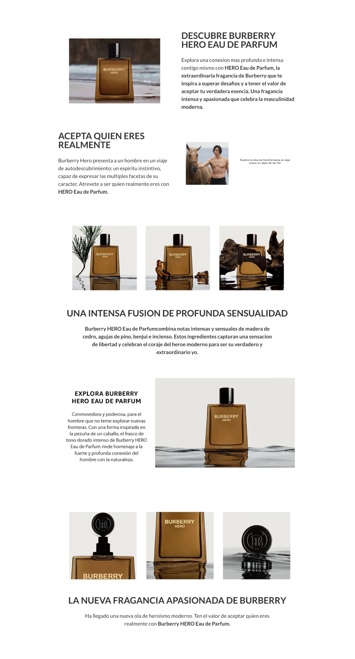 PERFUME BURBERRY HERO HOMBRE EDP 100 ML + PEN SPRAY 10 ML