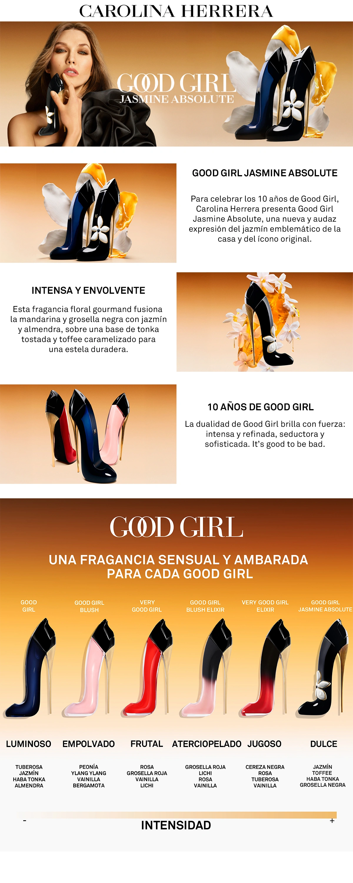 PERFUME CAROLINA HERRERO GOOD GIRL JASMINE ABSOLUTE MUJER EDP 80 ML