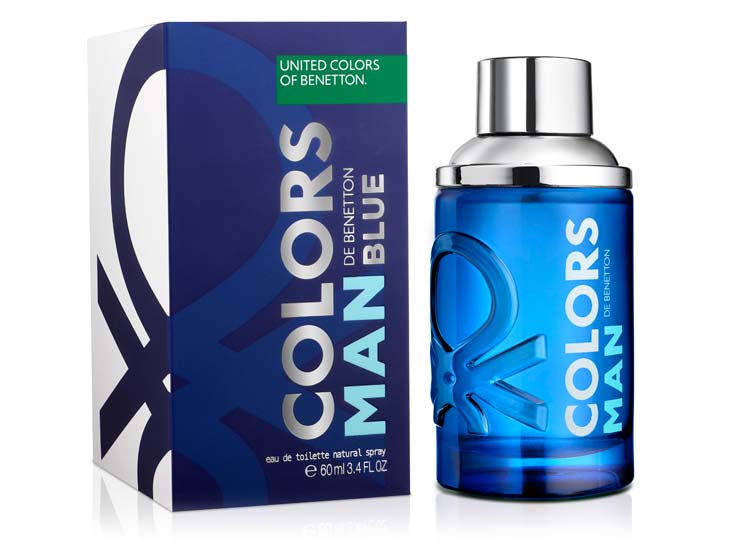 PERFUME BENETTON COLORS BLUE HOMBRE EDT 60 ML - 2