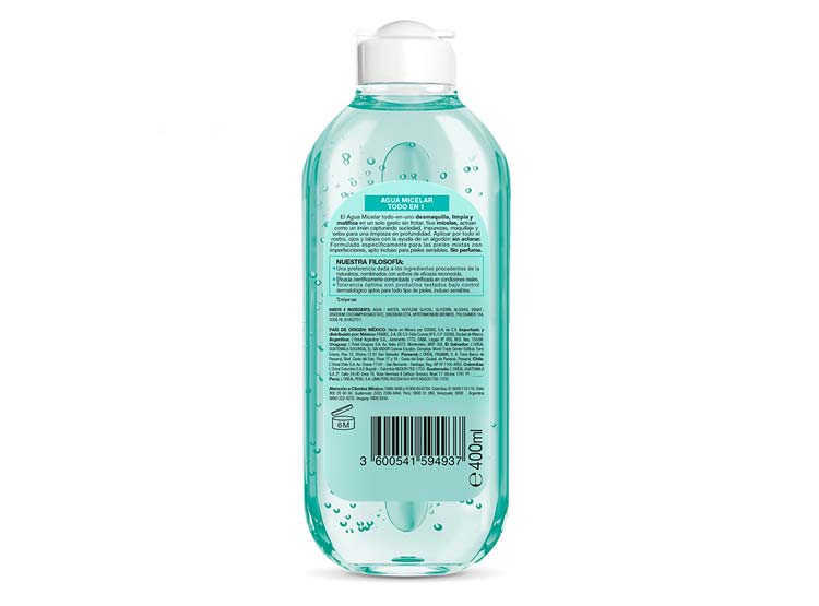 AGUA MICELAR GARNIER PURE ACTIVE 400 ML - 3