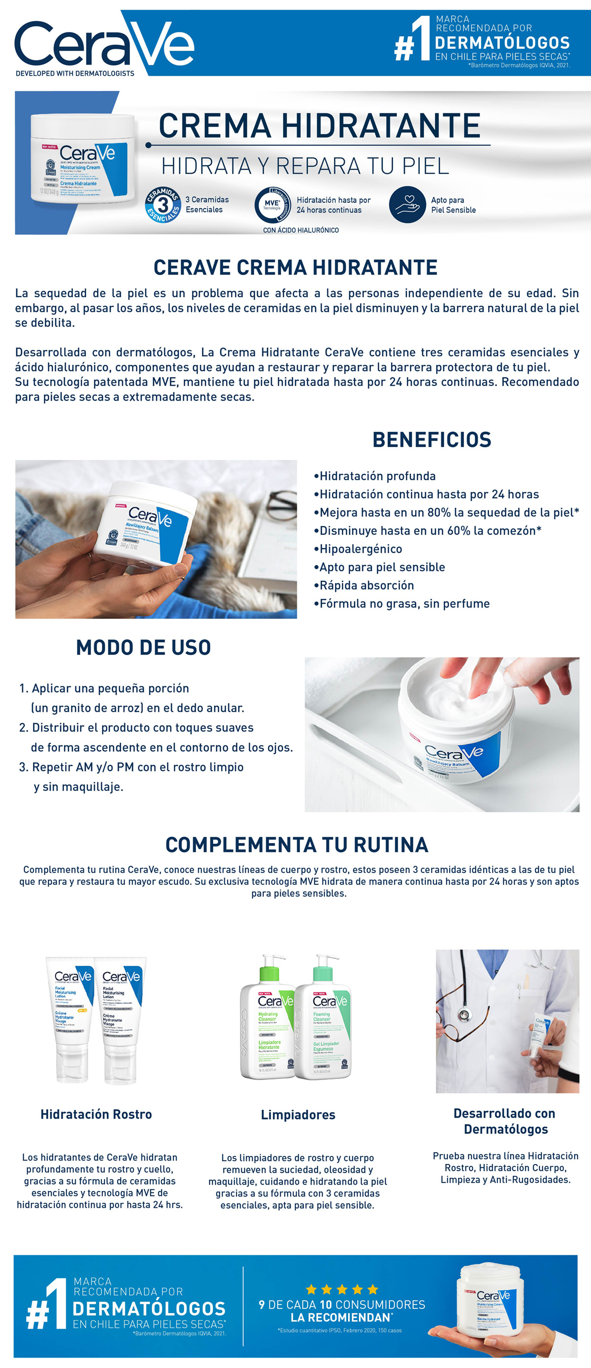 CRM CERAVE HIDRATANTE 340ML