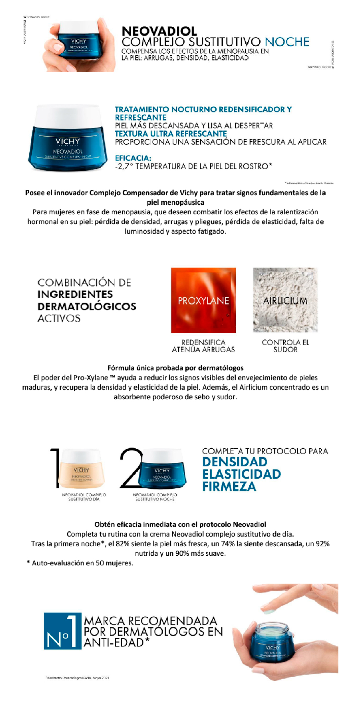 CREMA VICHY NEOVADIOL COMPLEJO SUSTITUTIVO NOCHE 50 ML