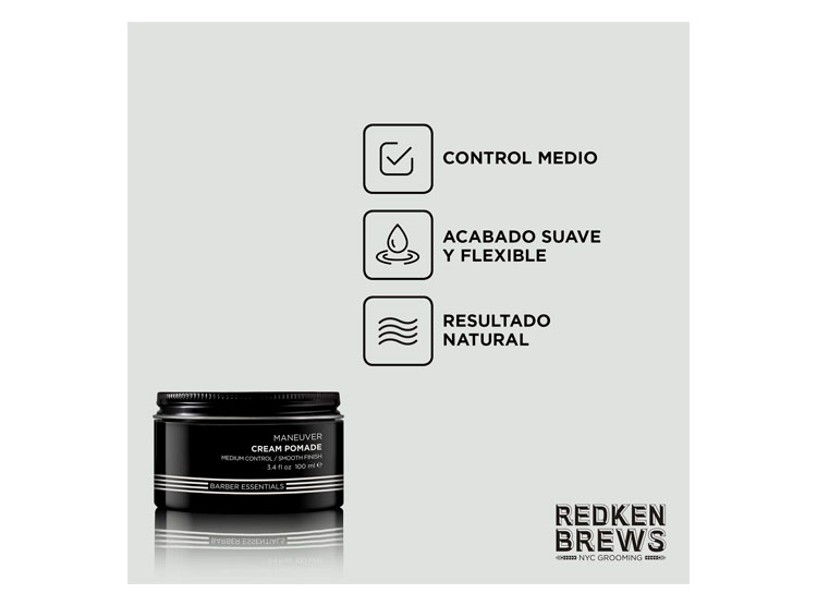 CERA REDKEN BREWS HOMBRE MANEUVER 150 ML - 3