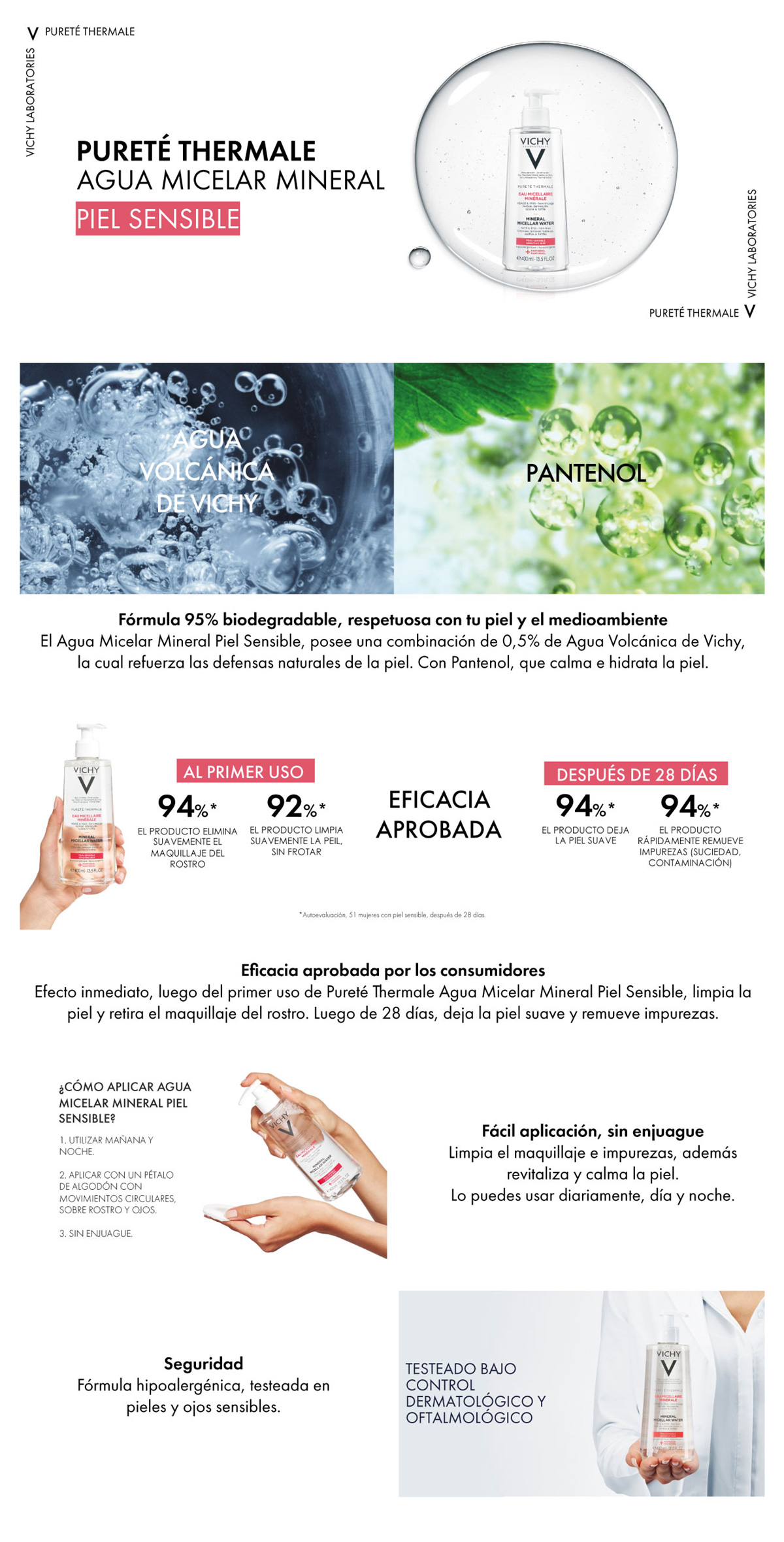 P.THERM AGUA MIC.PIEL SENSIBLE X400ML