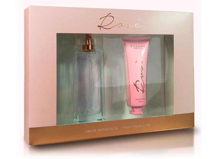 SET PERFUME ETIENNE ROSE MUJER EDP 55 ML+ CREMA DE MANOS 50 GR - 1