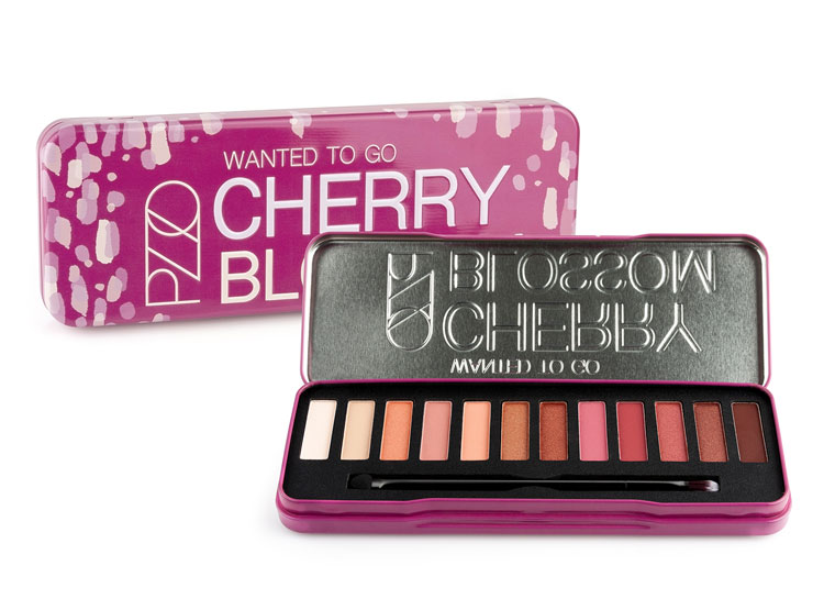 PALETA SOMBRA DE OJOS PETRIZZIO WANTED TO GO CHERRY & BLOSSOM 12 GR - 1