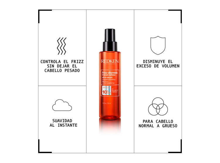 ACEITE ANTI FRIZZ REDKEN INSTANT DEFLATE FRIZZ DISMISS 125 ML - 3