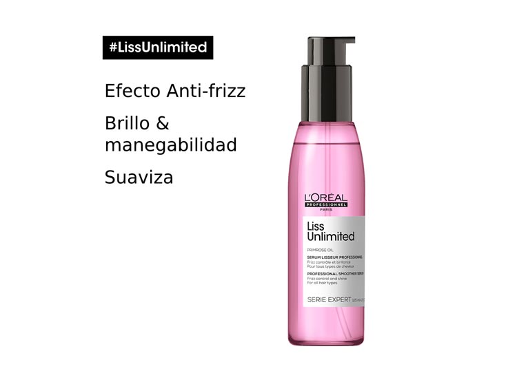 SÉRUM ANTI FRIZZ L'OREÁL PROFESSIONNEL CABELLO LISO LISS UNLIMITED 125 ML - 2
