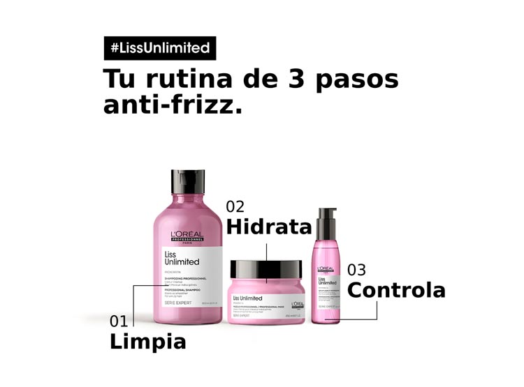 SÉRUM ANTI FRIZZ L'OREÁL PROFESSIONNEL CABELLO LISO LISS UNLIMITED 125 ML - 4