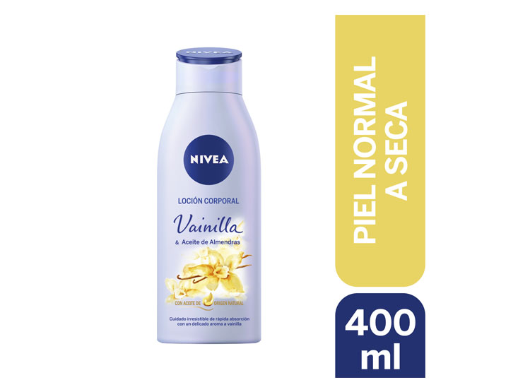 LOCION CORPORAL NIVEA HIDRATANTE VAINILLA & ACEITE ALMENDRAS 400 ML