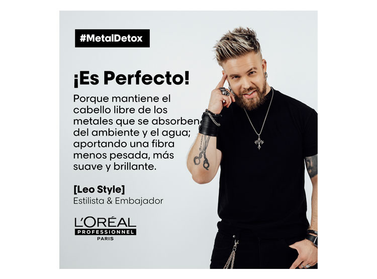 TRIO METAL DETOX ANTI-QUIEBRE CABELLO DAÑADO Y CON COLOR SHAMPOO 300 ML + MÁSCARA 250 ML + ACEITE 50 ML - 10