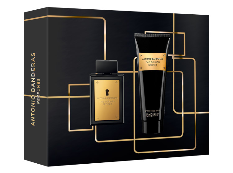 SET PERFUME ANTONIO BANDERAS THE GOLDEN SECRET HOMBRE EDT 50 ML+ AFTER SHAVE 75 ML - 1