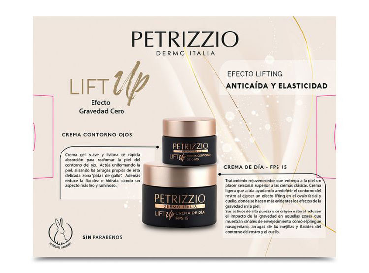 SET PETRIZZIO CREMA DE DIA 50 GR + CONTORNO DE OJOS LIFT UP 15 GR - 3
