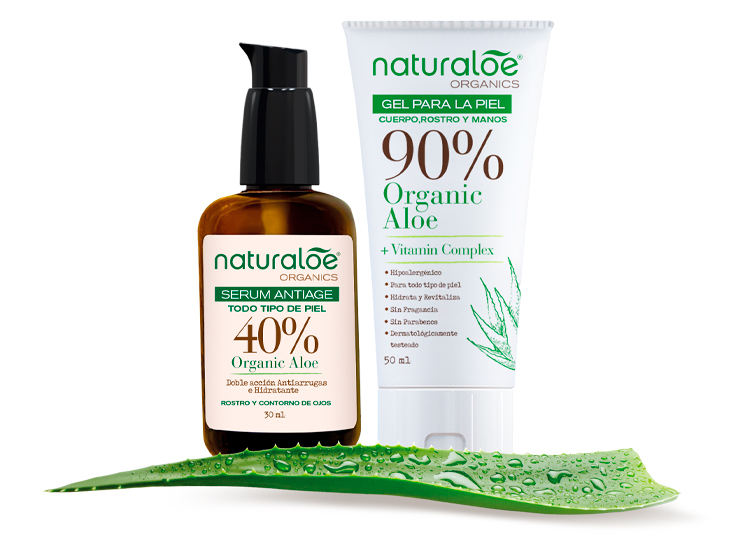 SET NATURALOE SERUM FACIAL 30 ML + GEL PIEL 50 ML - 2