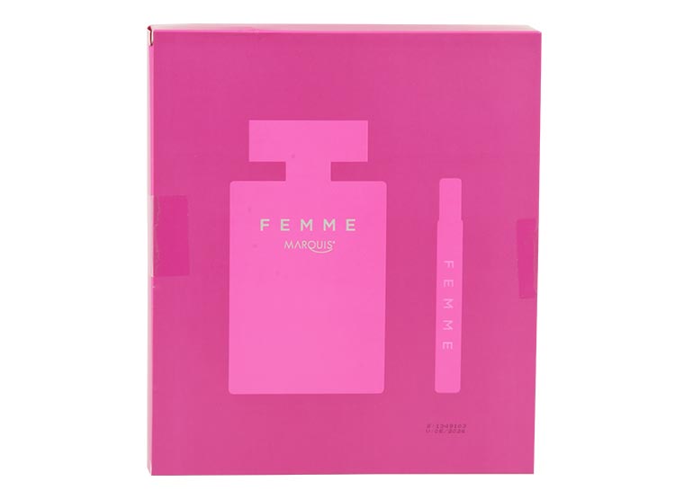 SET PERFUME MARQUIS SET FEMME MUJER EDP 100 ML+ 10 ML - 3