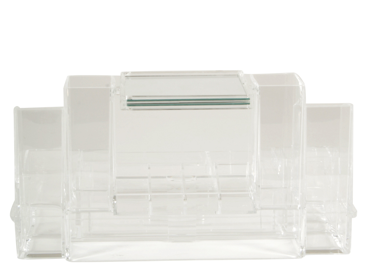 ORGANIZADOR DE MAQUILLAJE BODY SECRET CON ESPEJO - 1