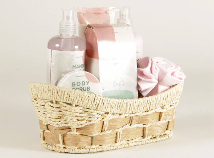 SET CORPORAL BODY SECRET CANASTO RAFIA WOOD 300 ML - 2