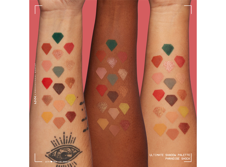 PALETA SOMBRA DE OJOS NYX PROFESSIONAL MAKEUP ULTIMATE SHADOW PARADISE SHOCK 13.3 GR - 7