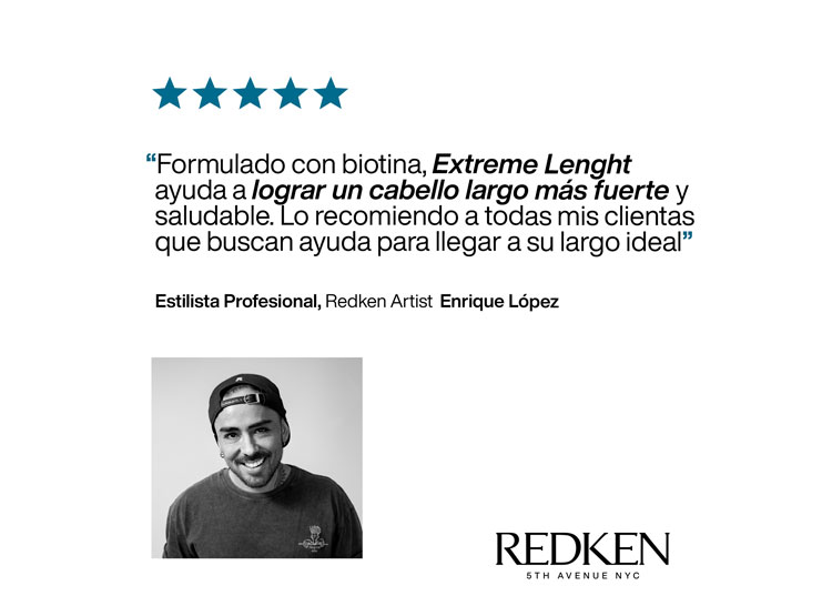 SET REDKEN FORTALECEDOR DE LARGOS CABELLO QUEBRADIZO EXTREME LENGTH SHAMPOO 300 ML + ACONDICIONADOR 300 ML - 6