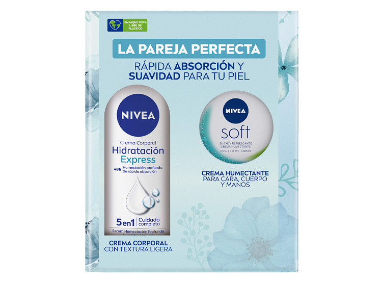 Ripley - PACK NIVEA FACIAL HIDRATACIÓN EXPRESS 250 ML + SOFT 100 ML