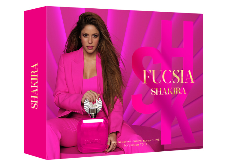 SET PERFUME SHAKIRA FUCSIA MUJER EDP 50 ML+ LOCIÓN CORPORAL - 2