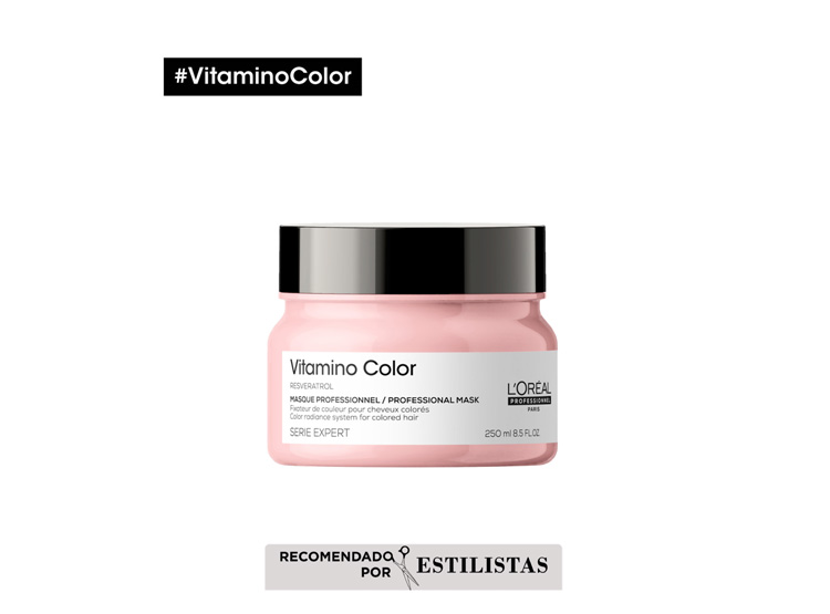 SET L'ÓREAL PROFESSIONNEL CUIDADO DEL COLOR VITAMINO COLOR MÁSCARA 250 ML + SHAMPOO 100 ML + ACEITE 30 ML - 7