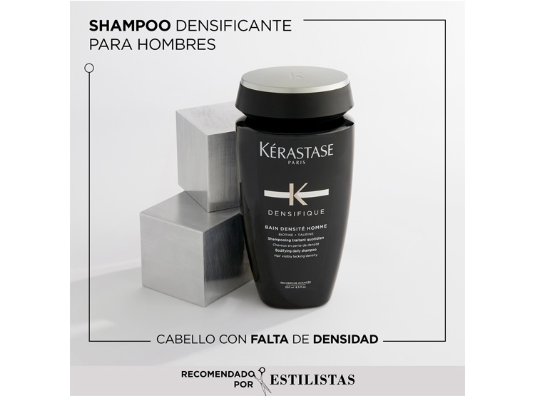 SHAMPOO ESPESANTE CABELLO FINO KÉRASTASE BAIN DENSITÉ HOMME DENSIFIQUE 250 ML - 2