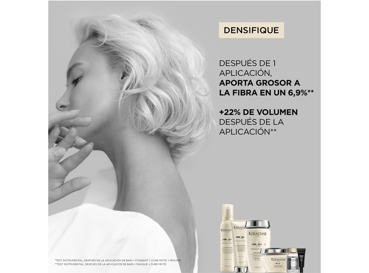 SHAMPOO ESPESANTE CABELLO FINO KÉRASTASE BAIN DENSITÉ HOMME DENSIFIQUE 250 ML - 3
