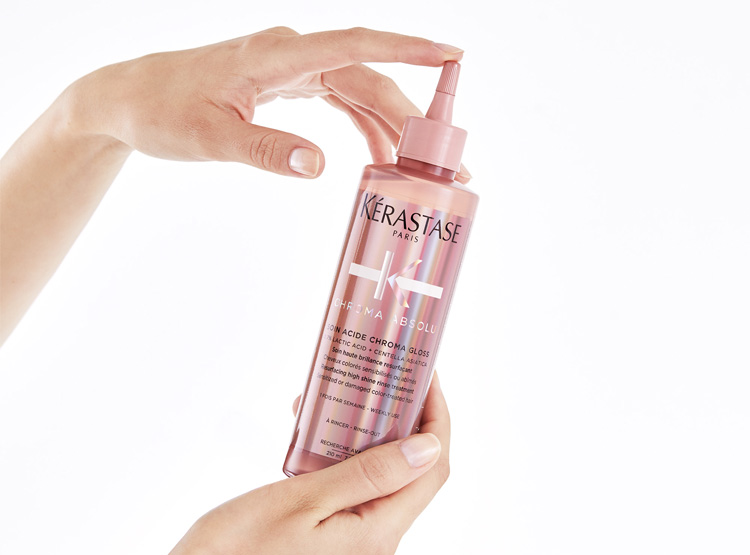 TRATAMIENTO BRILLO SUBLIME CABELLO CON COLOR KÉRASTASE SOIN ACIDE CHROME GLOSS CHROMA ABSOLU 210 ML - 8
