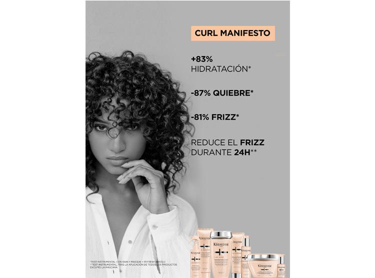SPRAY REFRESCANTE CABELLO RIZADO KÉRASTASE REFRESH ABSOLU CURL MANIFESTO 190 ML - 4