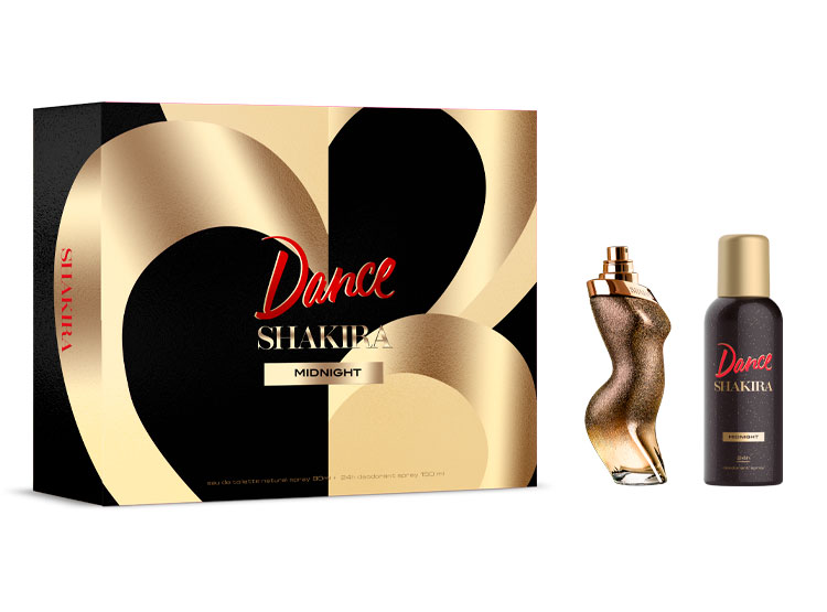 SET PERFUME SHAKIRA DANCE MIDNIGHT MUJER EDT 80 ML+ DESODORANTE 150 ML - 1